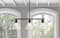 Hello Honey® 58.5" Modern Black Metal & Clear Glass Chandelier